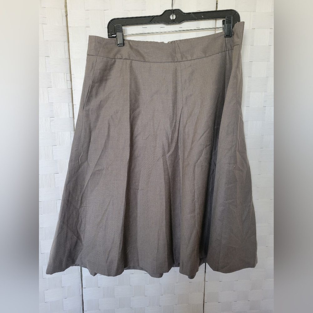 Merona Taupe Light Brown Skirt - Size 14 A-Line